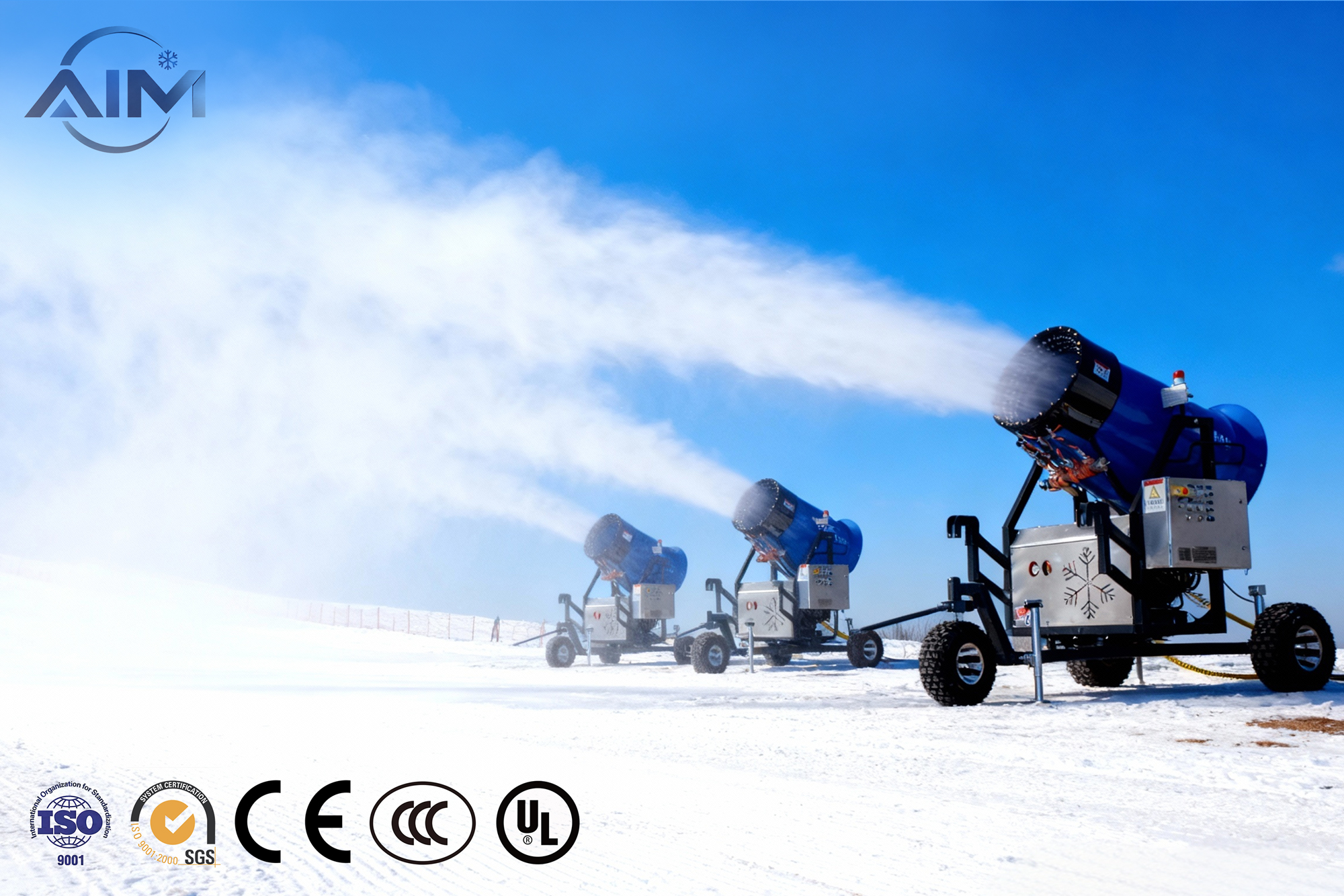 Cannon Type Machine à neige — vue technique 1