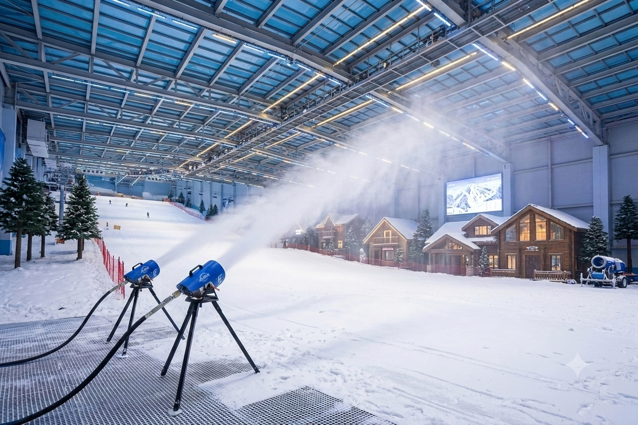 Central Machine à neige — vue technique 2