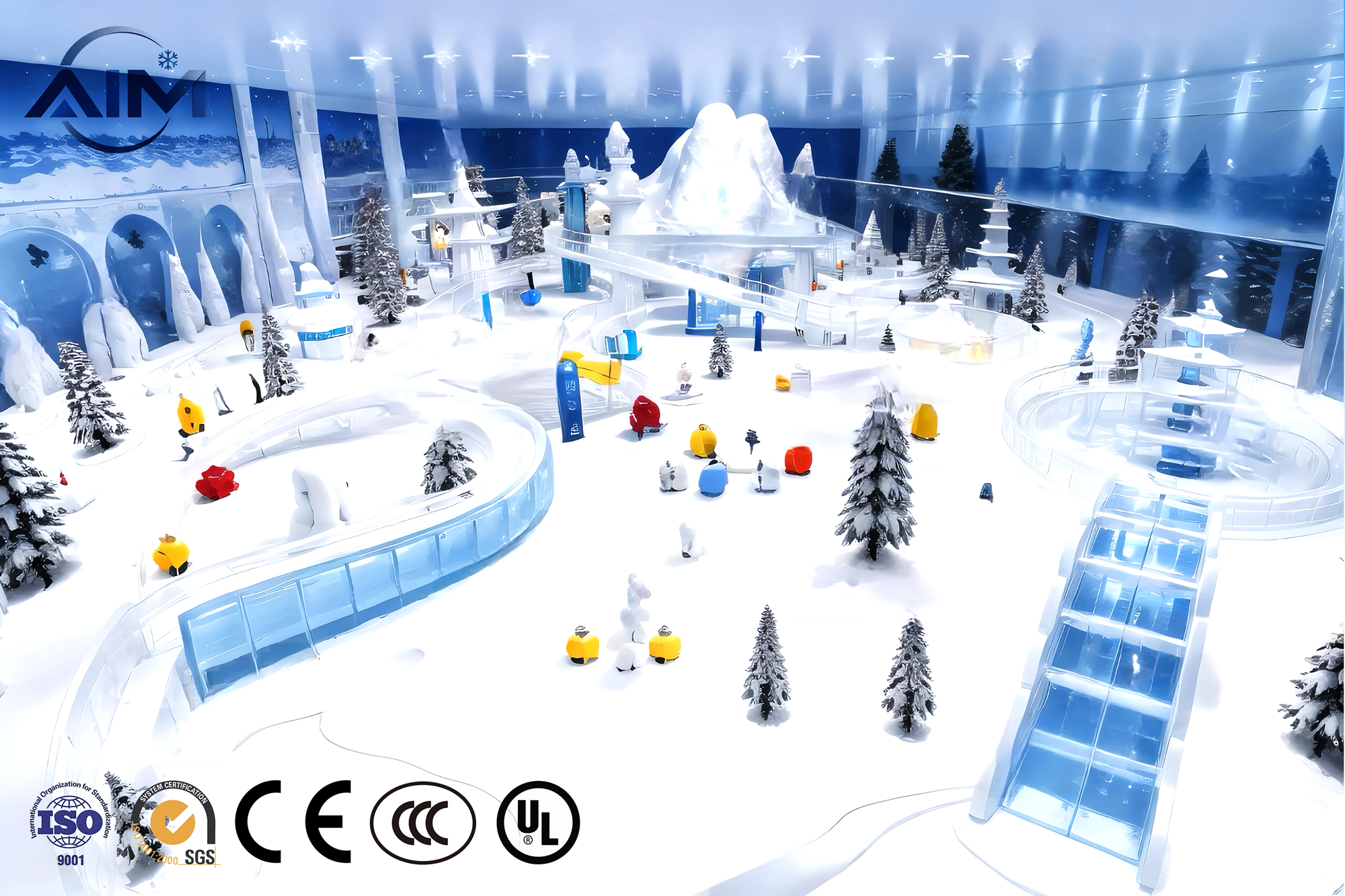 Parc de neige Construction — vue technique 1