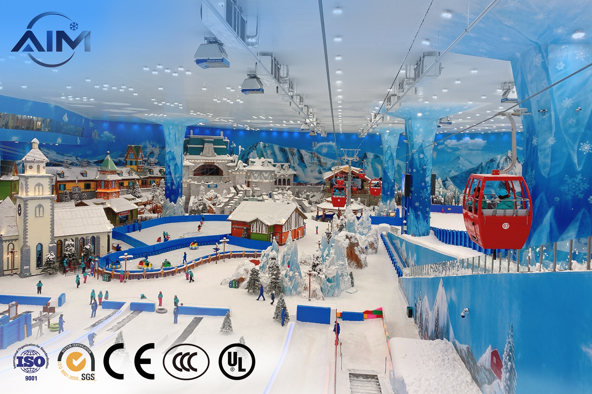 Équipements pour parc de neige — vue technique 1
