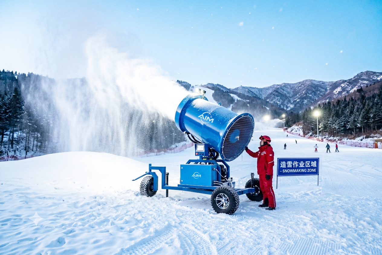 Cannon Type Machine à neige — vue technique 2