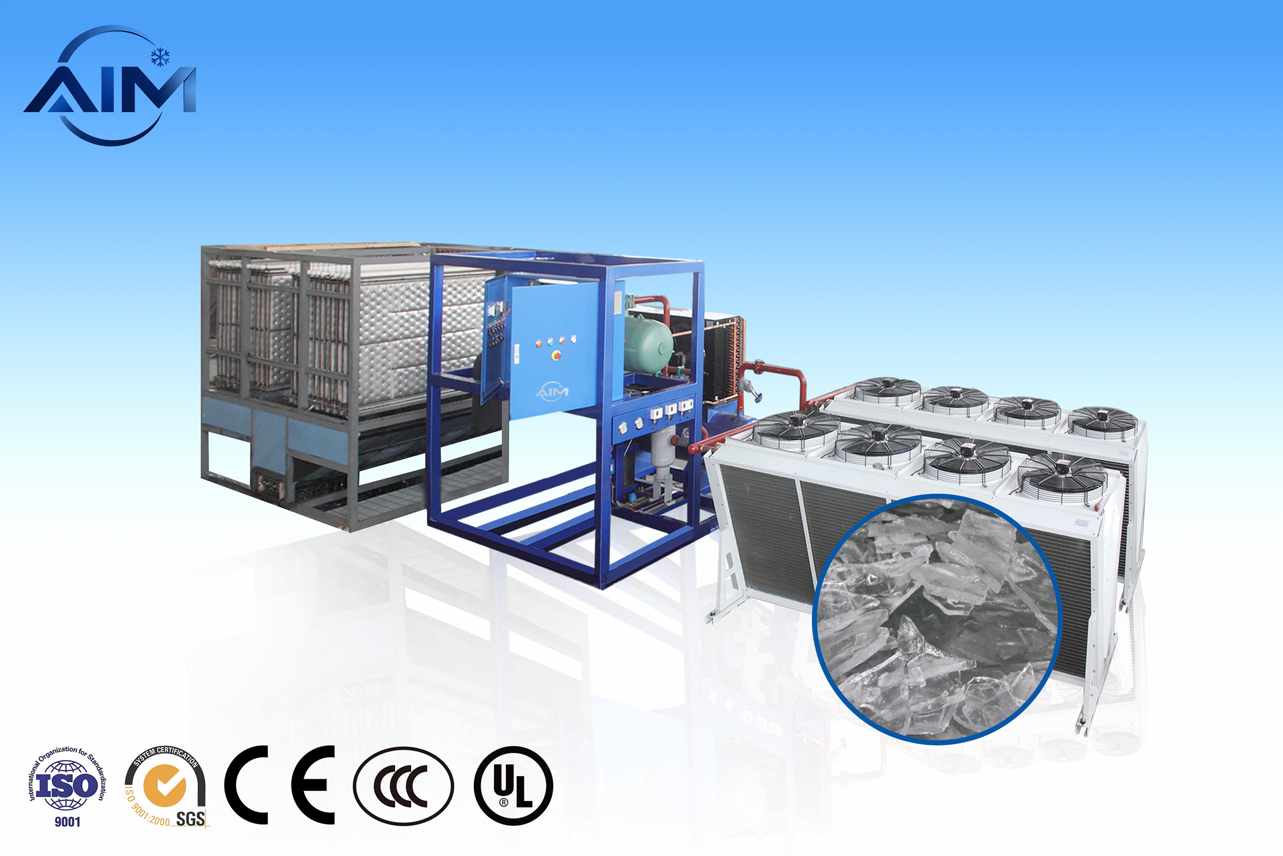 AP-30TE Machine à glace en plaques — vue technique 2