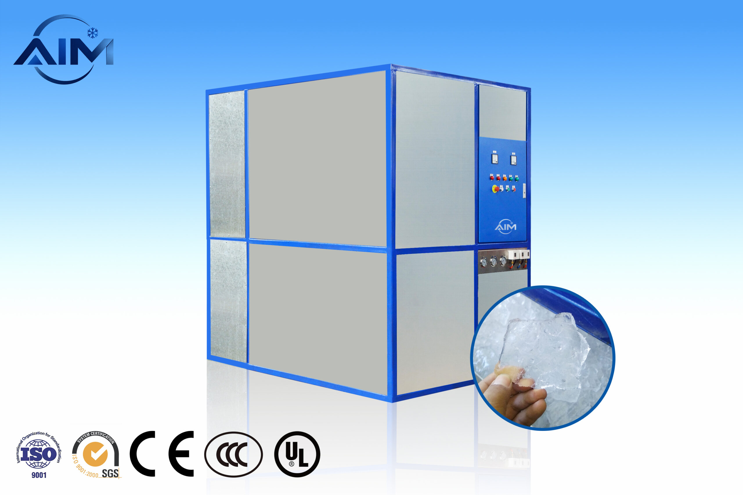 AP-5TW Machine à glace en plaques — vue technique 2