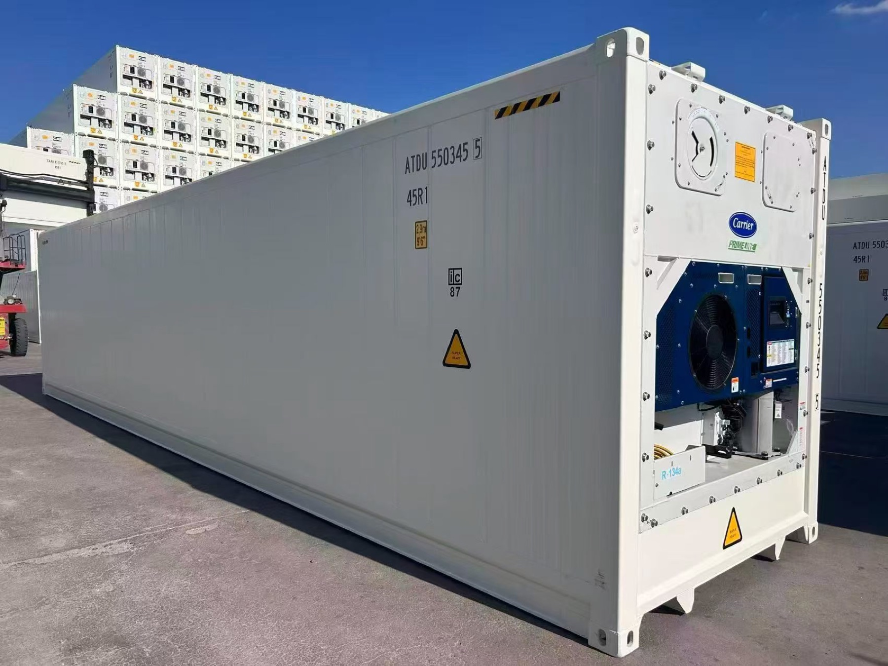 40ft and 20ft Conteneur frigorifique Chambre froide — vue technique 1