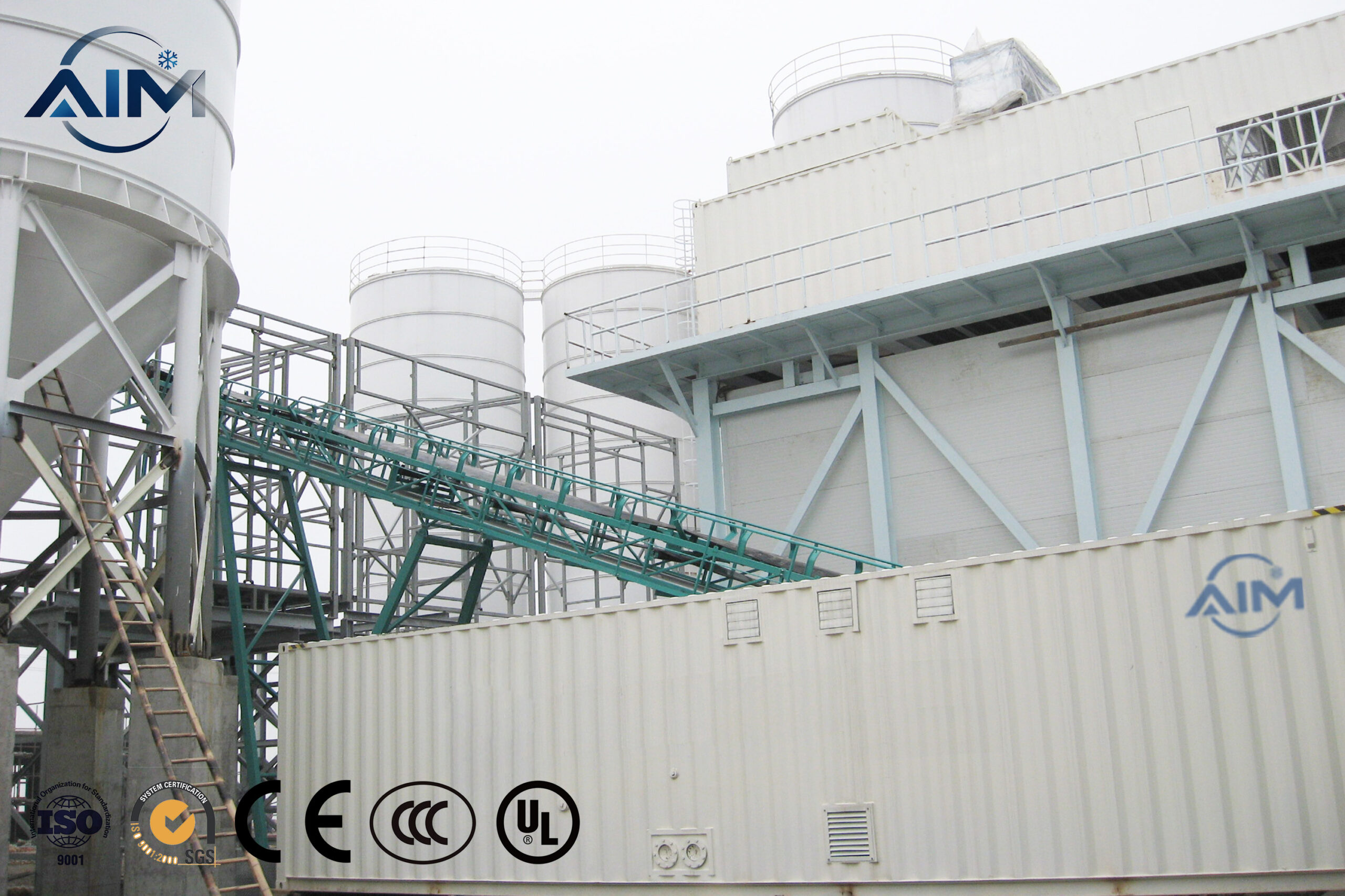 Concrete Cooling Equipment — vue technique 1