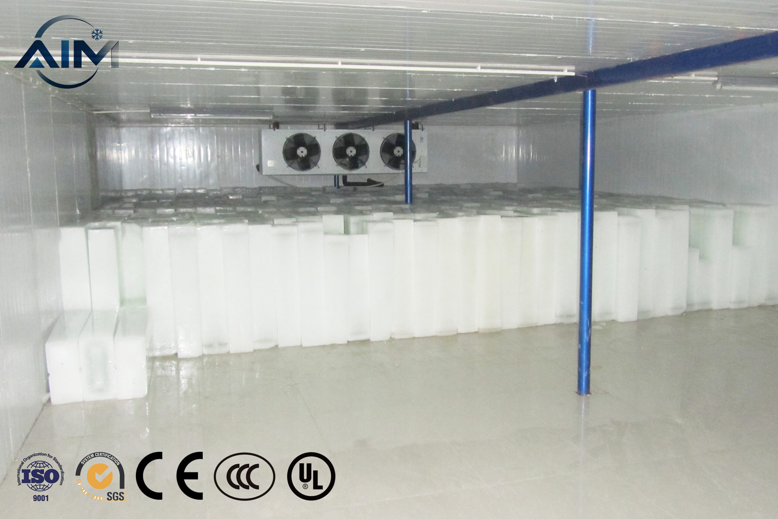 Stockage de glace — vue technique 1