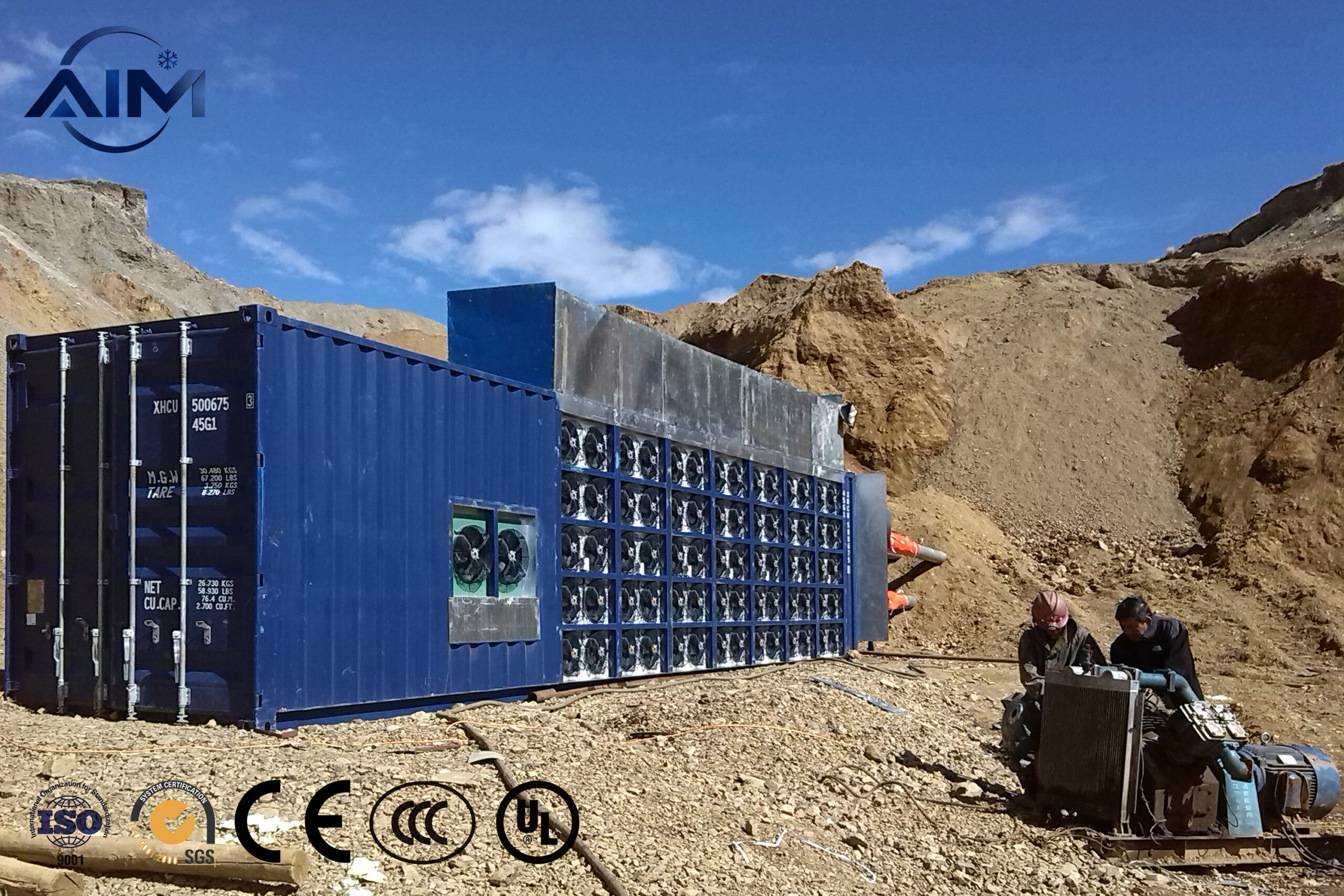 Mine Cooling System — vue technique 1
